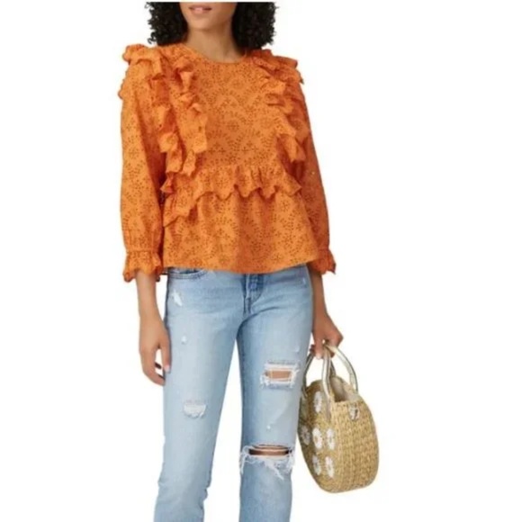 The Great Eyelet‎ Flutter Top Size 0 - Picture 3 of 12